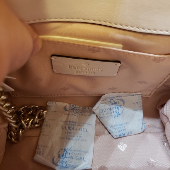 Kate Spade Natalia Small Flap Quilted in Chalk Pink - Picture 8 of 9